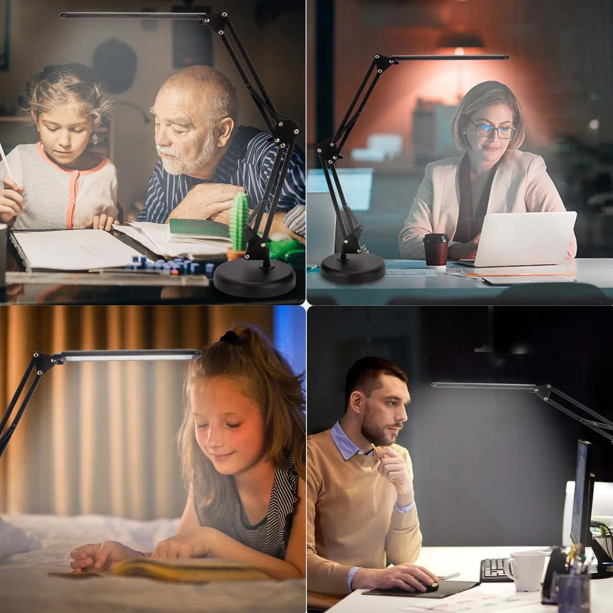 Lampara De Escritorio Articulado Led